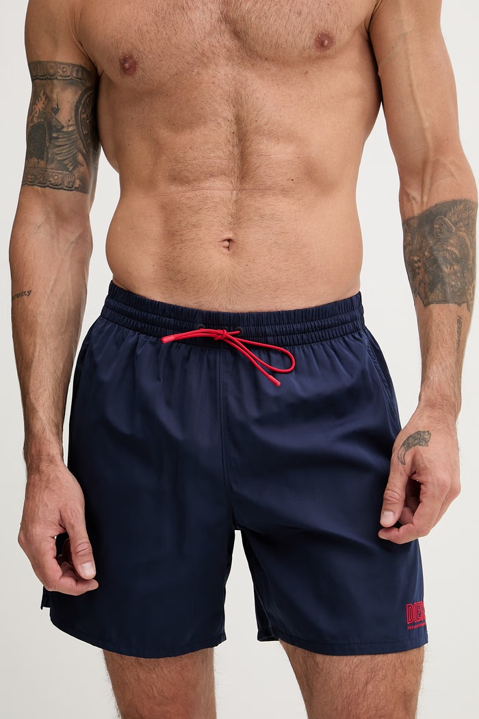 Diesel pantaloni scurți de baie pentru bărbați SPORT-41-D-CORE A20519.0PLCA bleumarin SS26
