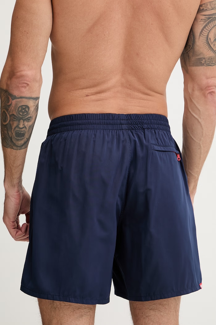 Îmbrăcăminte Diesel pantaloni scurți de baie pentru bărbați SPORT-41-D-CORE A20519.0PLCA bleumarin