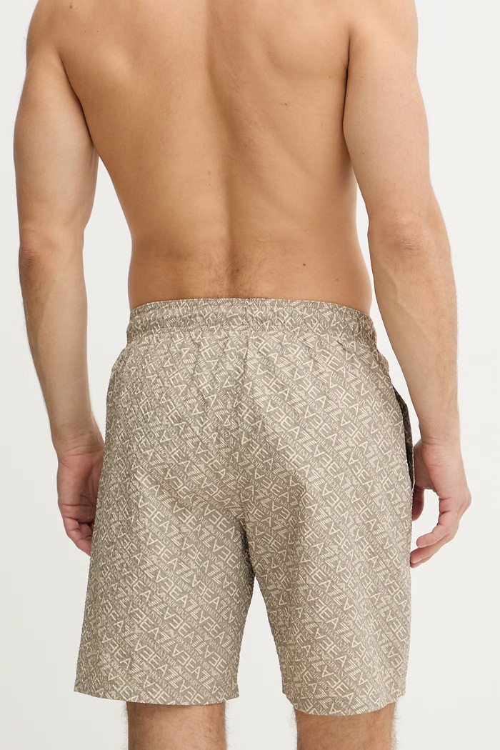 Odzież EA7 Emporio Armani szorty kąpielowe męskie AF21249.7M001683 beżowy