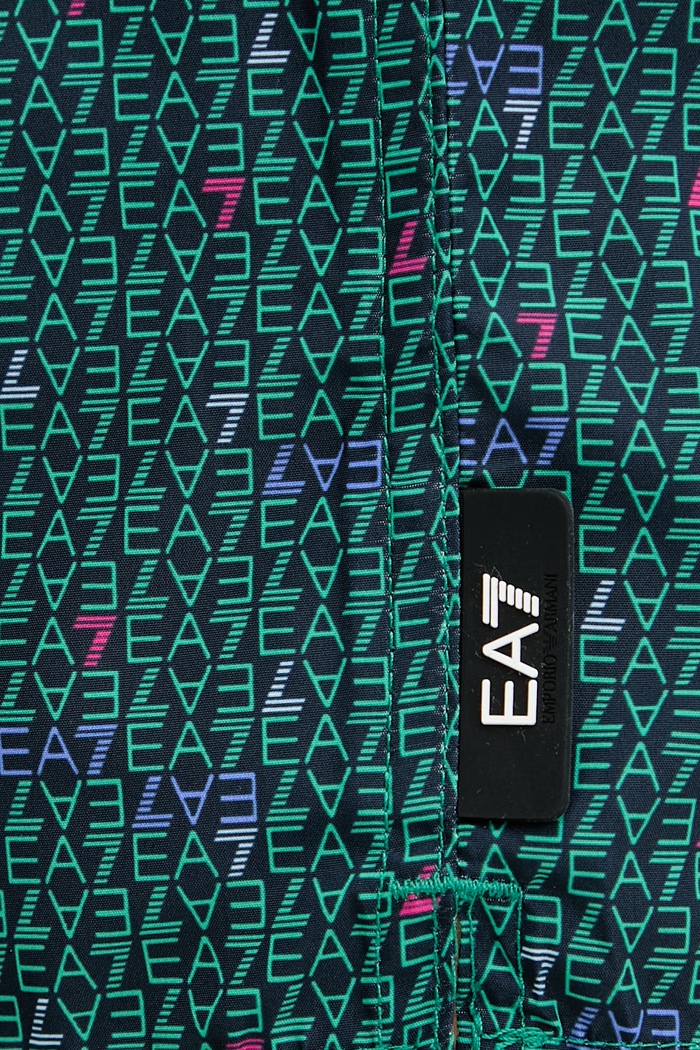 EA7 Emporio Armani szorty kąpielowe męskie zielony AF24087.7M002094