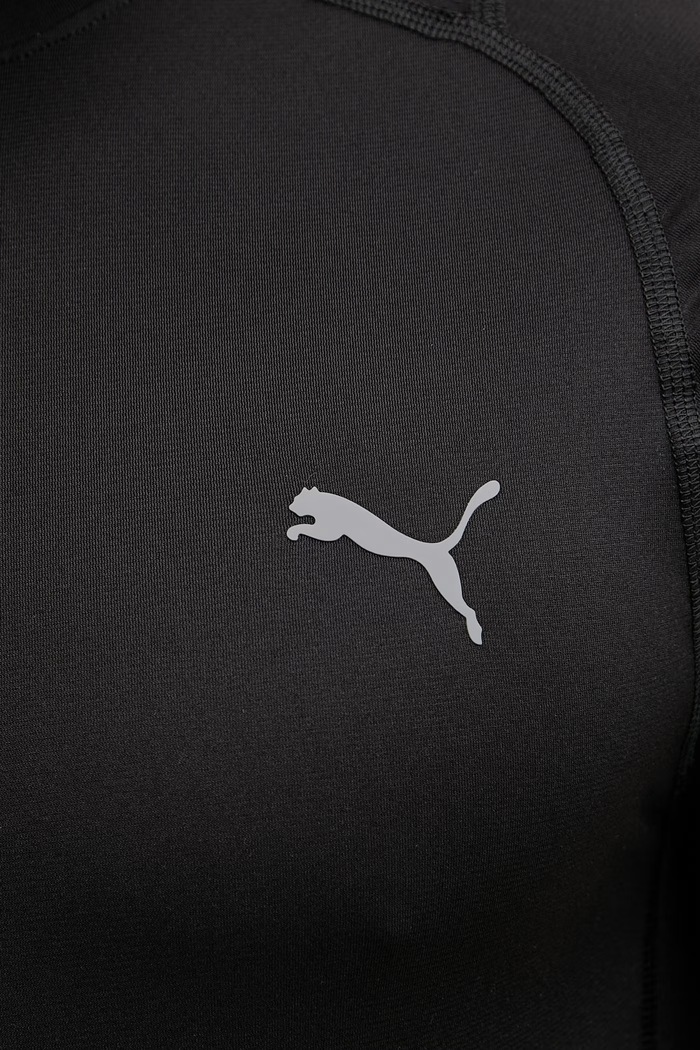 Puma tréningové tričko s dlhým rukávom pánske PWRMODE BASE LAYER 528543 čierna