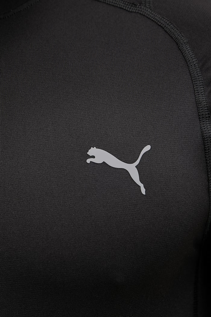 Puma tréningové tričko s dlhým rukávom pánske PWRMODE BASE LAYER 528543 čierna