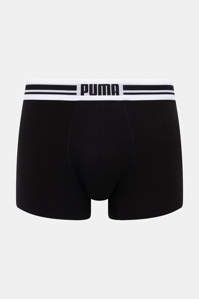 Boxerky Puma Everyday Logo 2-pak 938476 čierna SS26