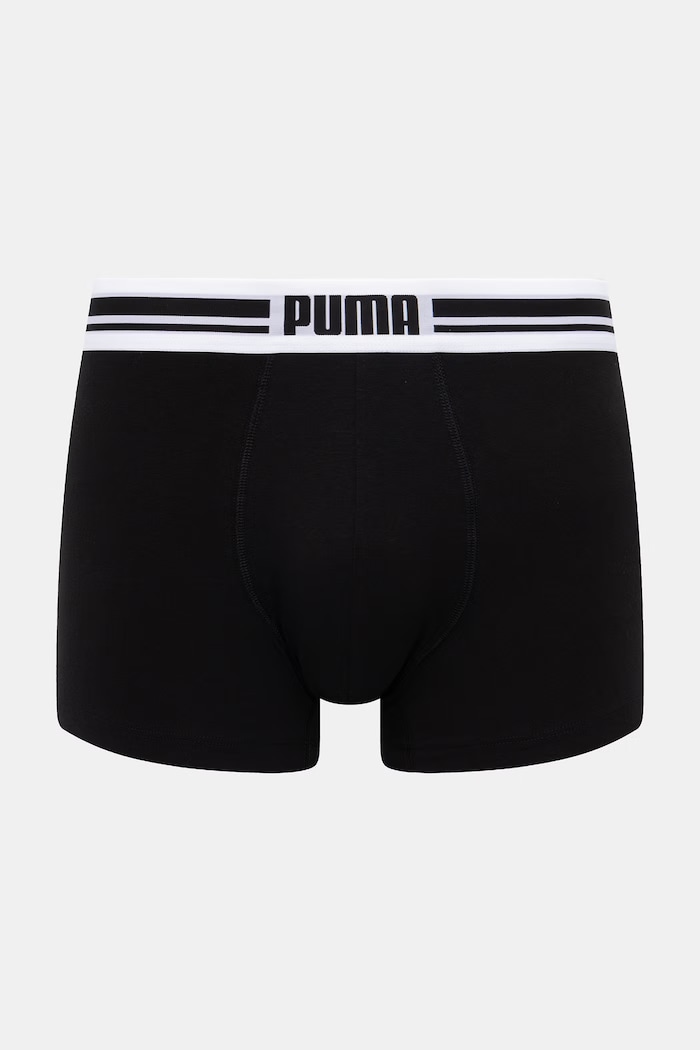 Boxerky Puma Everyday Logo 2-pak 938476 čierna SS26
