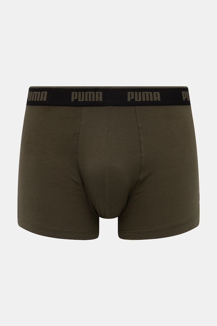 Boxerky Puma BOXER 3-pak 947130 zelená SS26