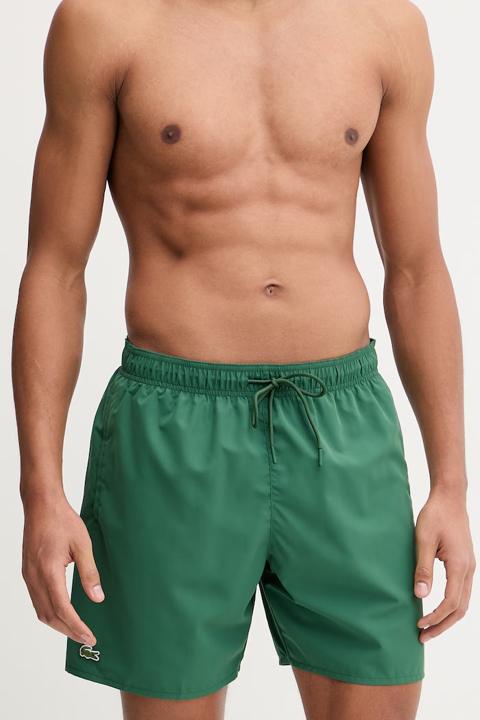 Lacoste plavecké šortky pánske MH9088 zelená SS26