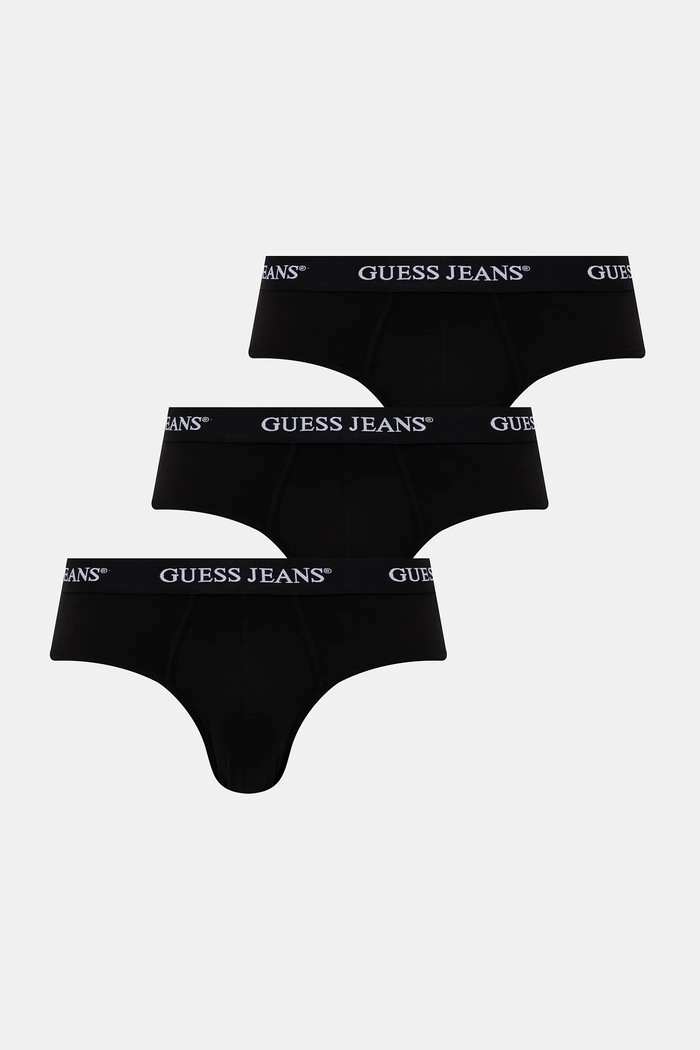 Slipy Guess Jeans 3-pak pletenina čierna M4BZ43.K6YW1