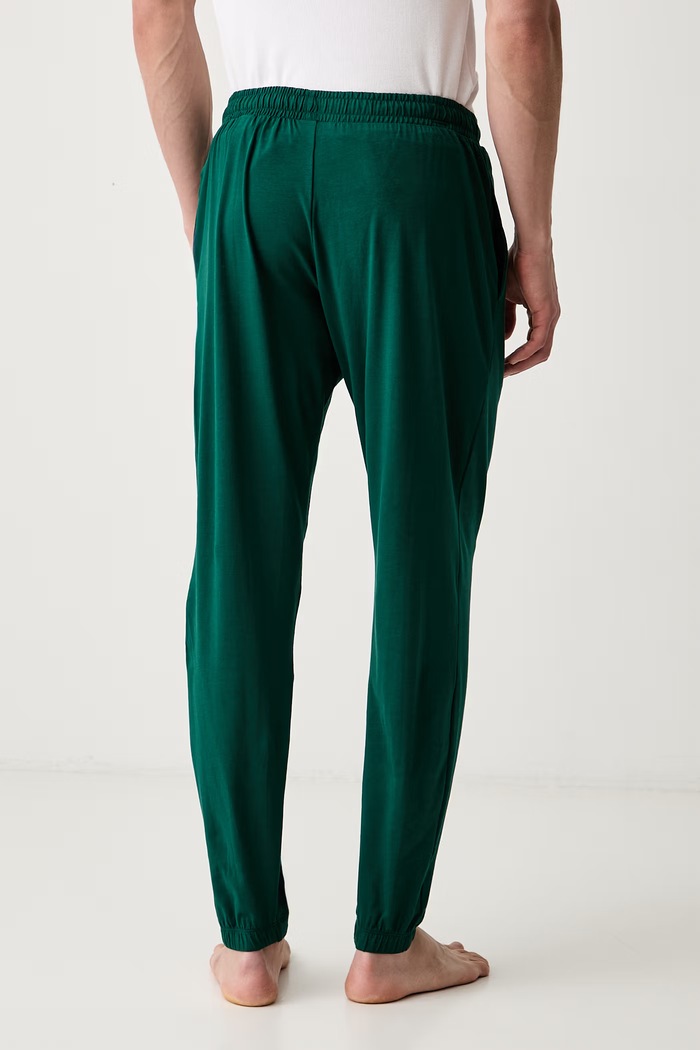 Calvin Klein Underwear pyžamové kalhoty pánské LV00NM2974 zelená SS26
