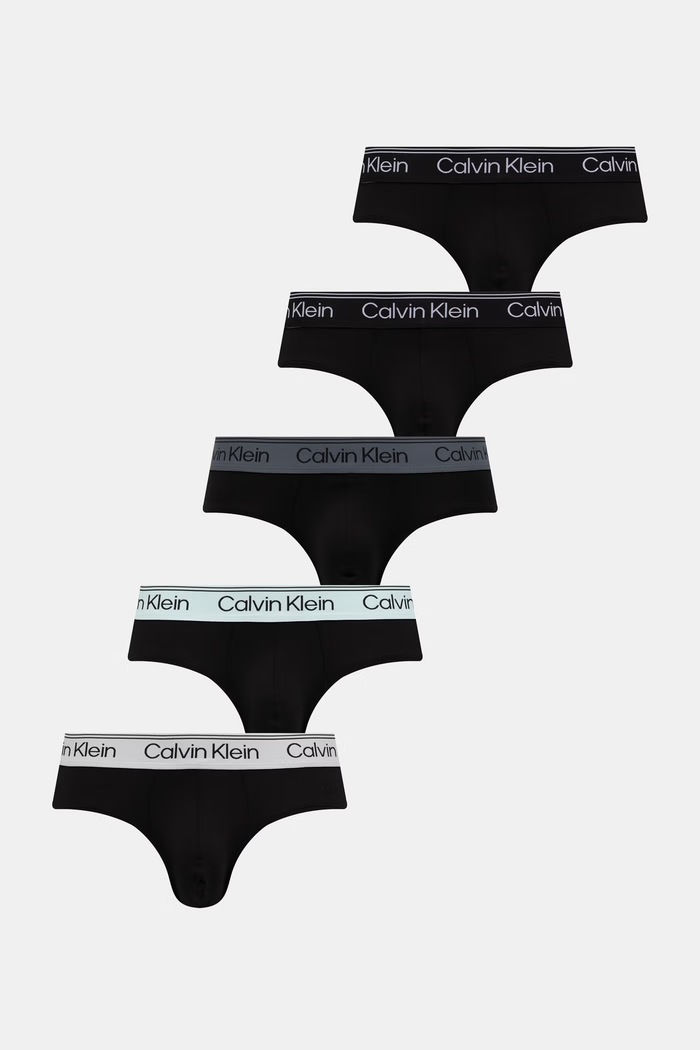 Calvin Klein Underwear σλιπ ανδρικά 5-pack μαύρο LV00NB4411