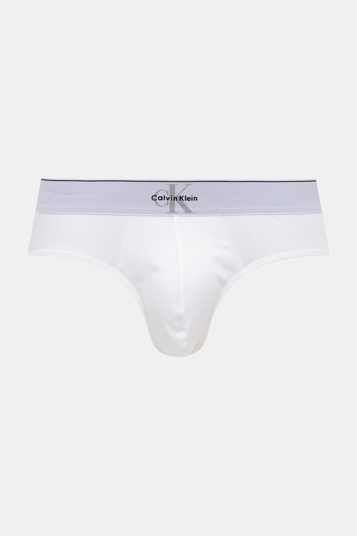 Calvin Klein Underwear slip pentru bărbați pachet de 3 LV00NB4471 alb SS26