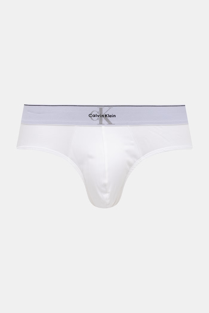 Calvin Klein Underwear slip pentru bărbați pachet de 3 LV00NB4471 alb SS26