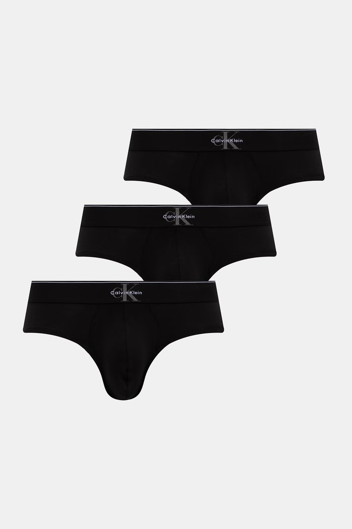 Calvin Klein Underwear slipy pánske 3-pack čierna LV00NB4471