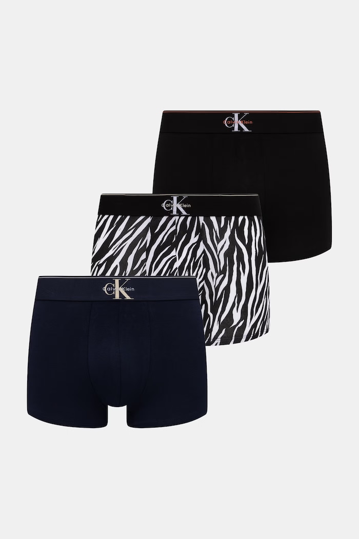 Calvin Klein Underwear boxeri pentru bărbați pachet de 3 bleumarin LV00NB4472