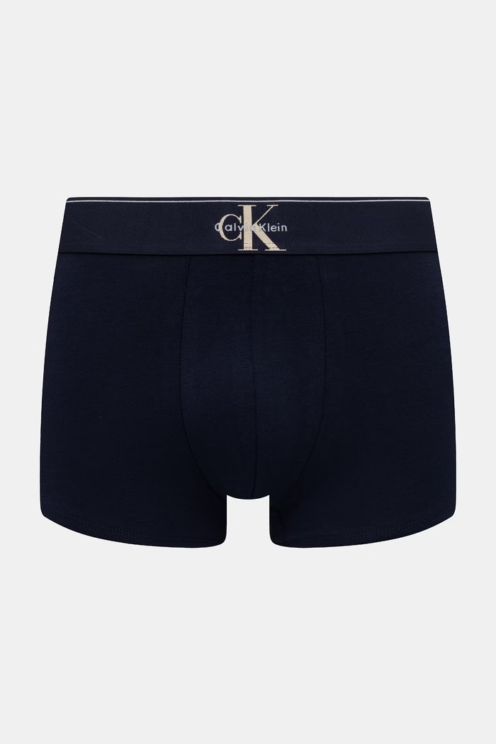Calvin Klein Underwear boxeri pentru bărbați pachet de 3 LV00NB4472 bleumarin SS26