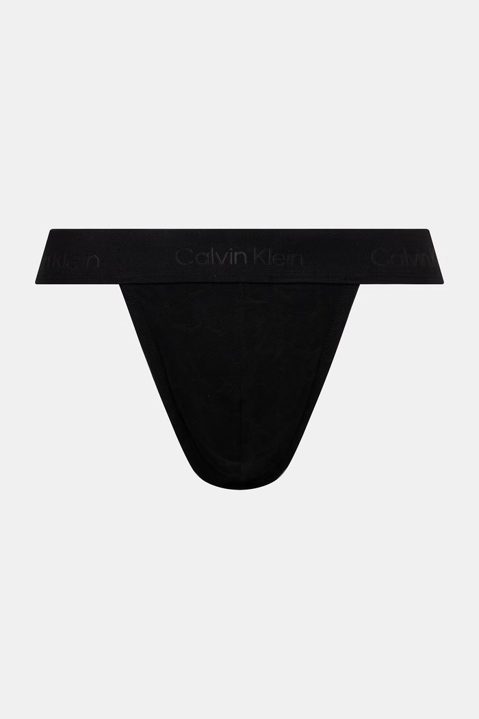 Calvin Klein Underwear σλιπ Ανδρικά δαντελένια μαύρο LV00NB4570