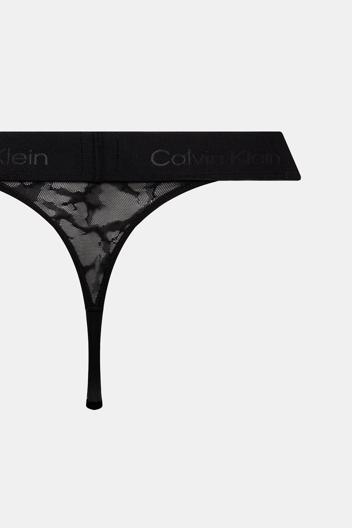 Calvin Klein Underwear σλιπ Ανδρικά δαντελένια LV00NB4570 μαύρο SS26