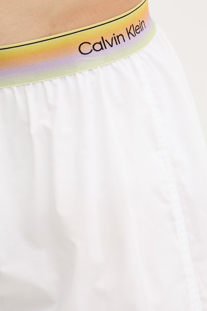 Calvin Klein Underwear voľné boxerky pánske bavlnené biela LV00NM3002