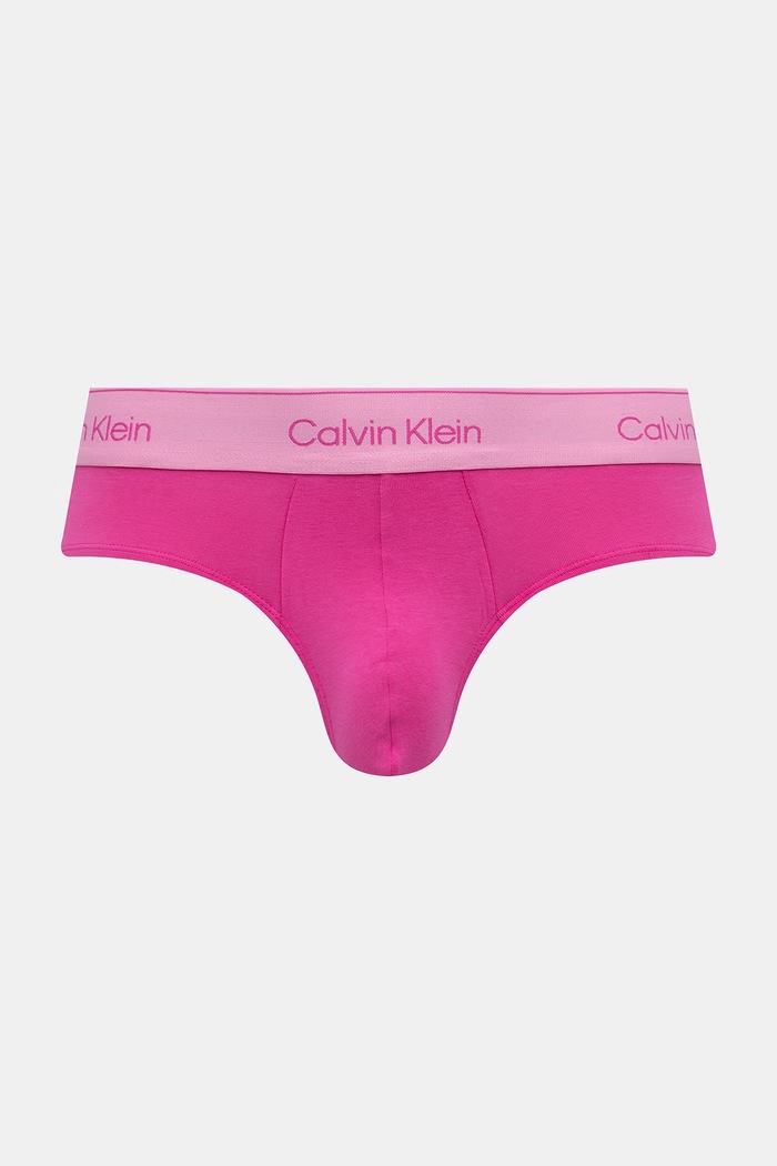 Calvin Klein Underwear σλιπ ανδρικά βαμβάκι με ελαστάν 5-pack LV00NB4549 κίτρινο SS26