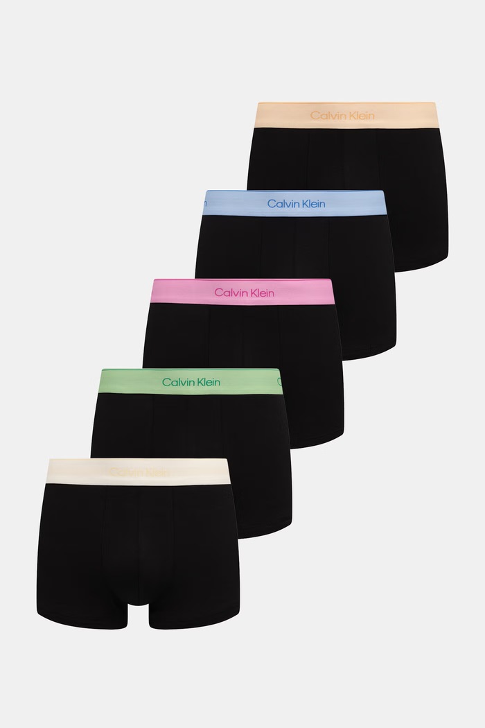 Calvin Klein Underwear priliehavé boxerky pánske 5-pak čierna LV00NB4550