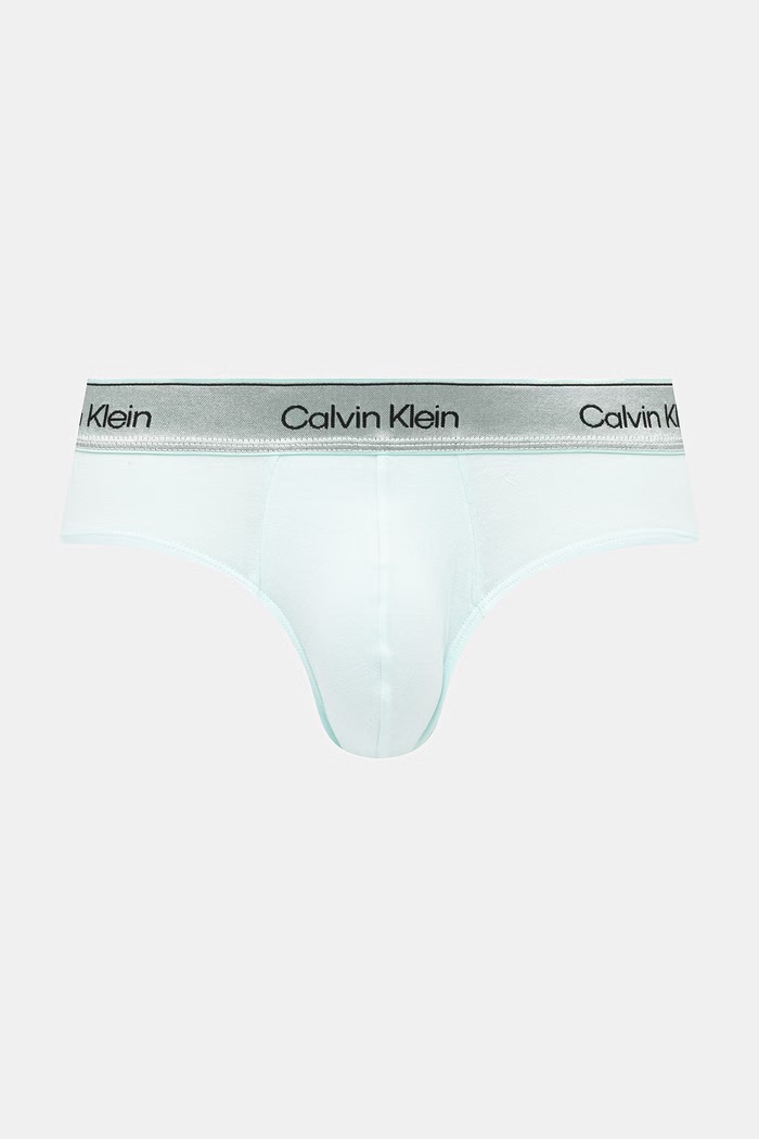 Calvin Klein Underwear slipy pánske s bavlnou 3-pak zelená LV00NB4574