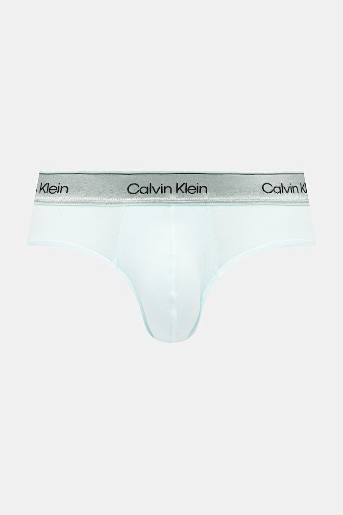 Calvin Klein Underwear slipy pánske s bavlnou 3-pak zelená LV00NB4574