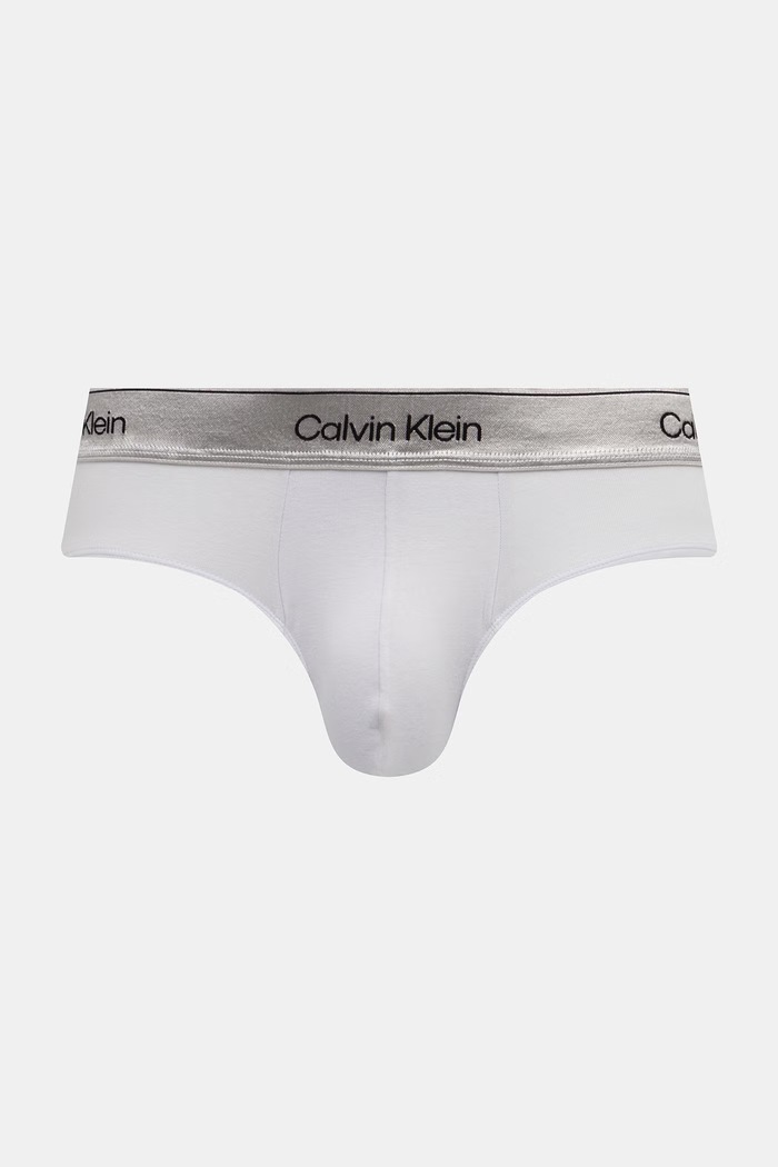 Oblečenie Calvin Klein Underwear slipy pánske s bavlnou 3-pak LV00NB4574 sivá