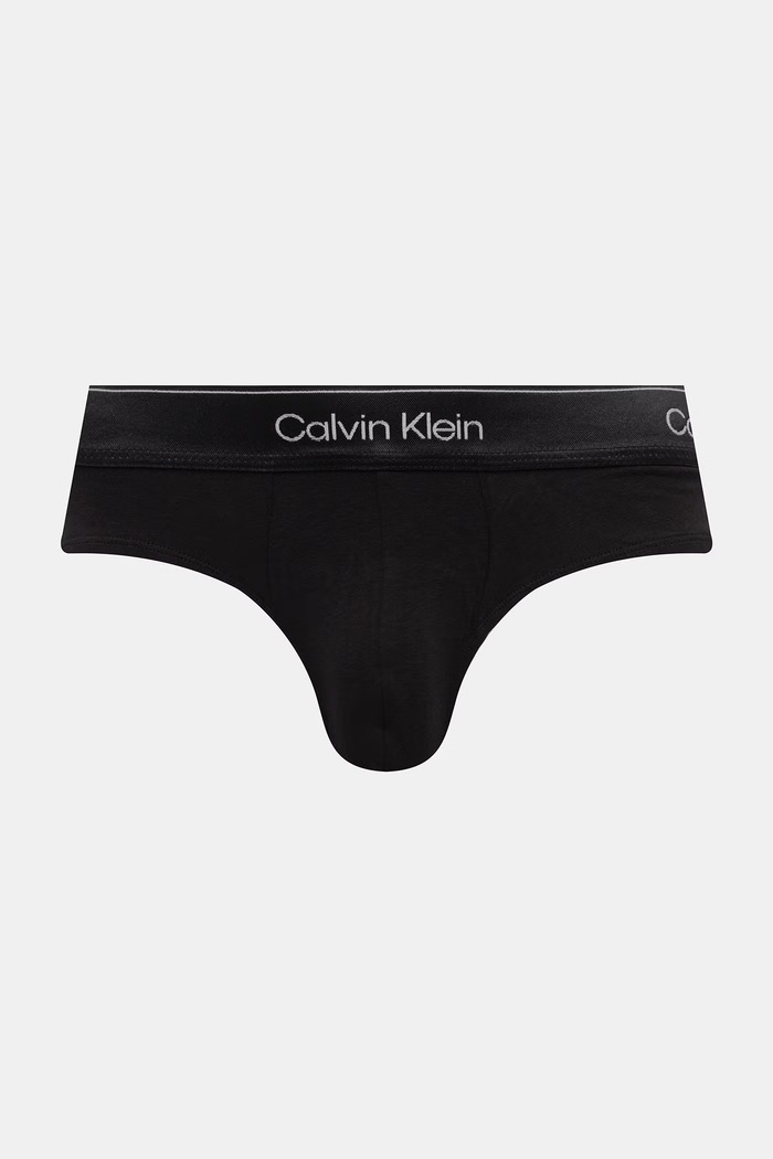 Calvin Klein Underwear slipy pánske s bavlnou 3-pak LV00NB4574 čierna SS26