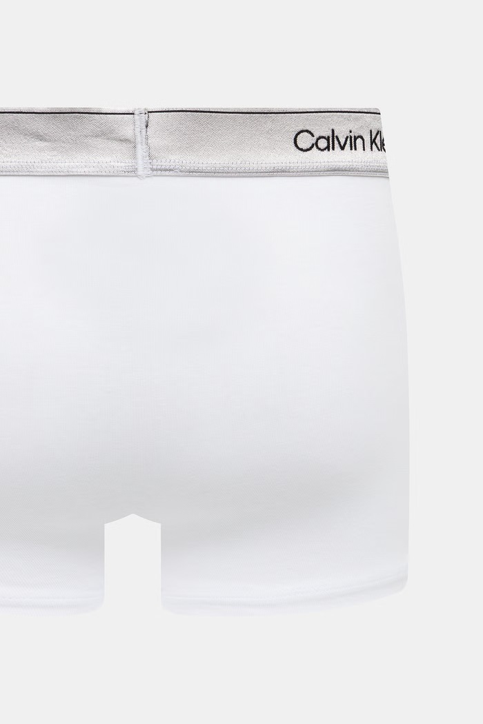 Calvin Klein Underwear μποξεράκι ανδρικό βαμβακερό με ελαστάν 3-pack LV00NB4575 λευκό