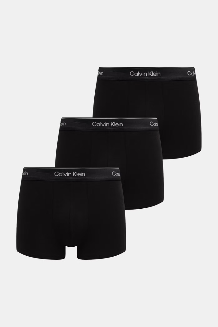 Calvin Klein Underwear boxerky pánské bavlněné s elastanem 3-pack černá LV00NB4575