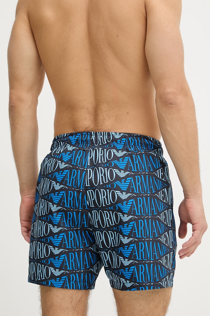 Odzież Emporio Armani Underwear szorty kąpielowe męskie EM000583.AF20442 niebieski