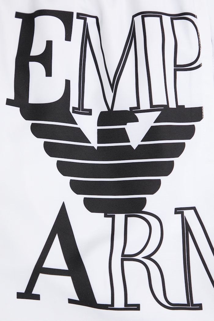 Plavkové šortky Emporio Armani Underwear biela EM000583.AF20434