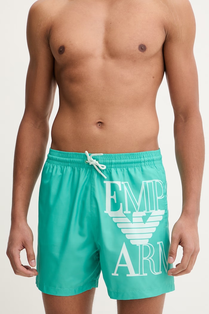 Plavkové šortky Emporio Armani Underwear EM000583.AF20434 zelená SS26