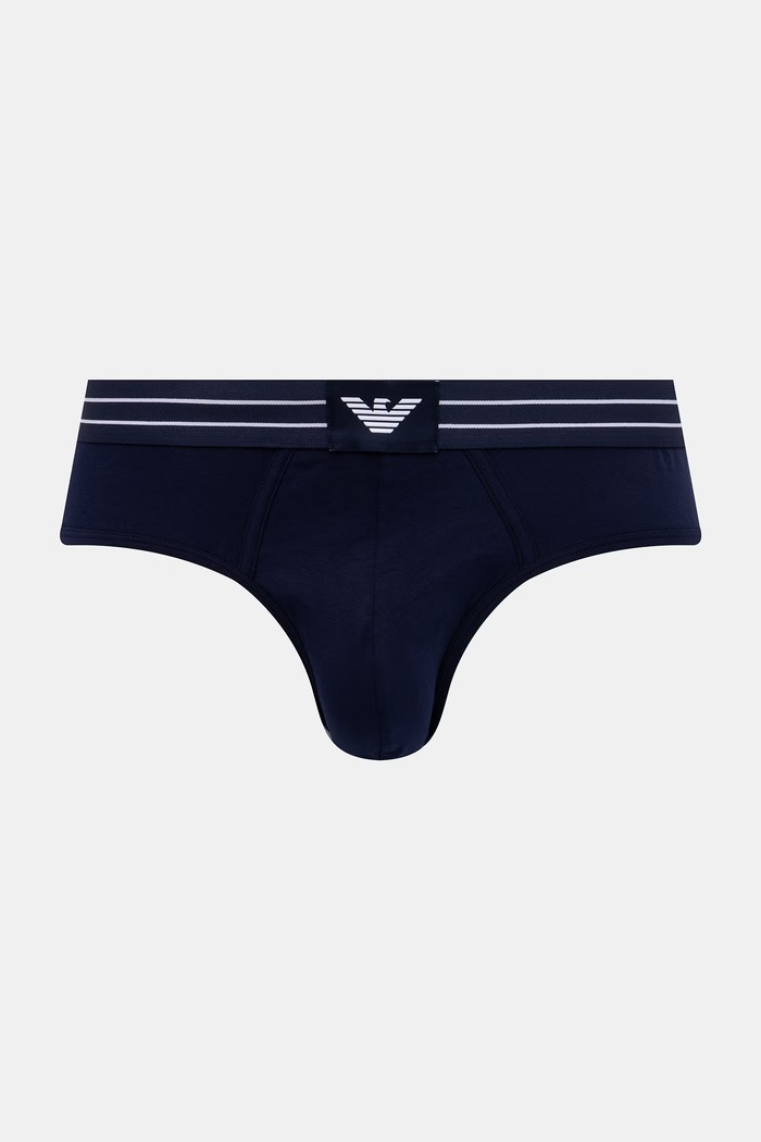 Oblečenie Emporio Armani Underwear pánske bavlnené slipy s elastanom 2-pak EM000401.AF18884 červená