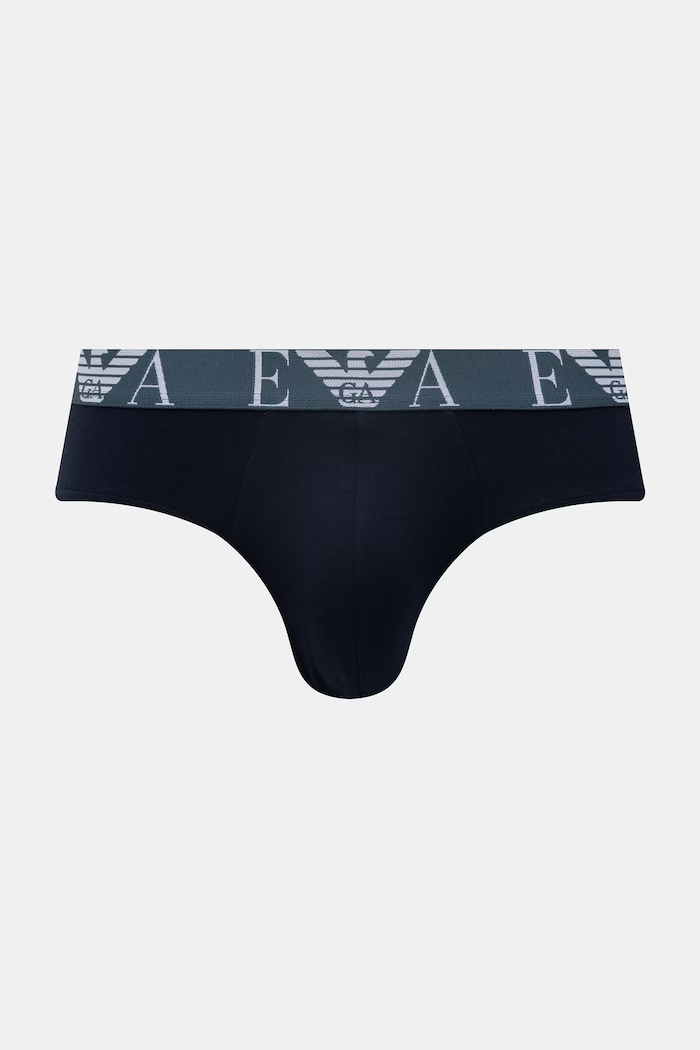 Emporio Armani Underwear slipy 3-pack granatowy EM000258.AF20668