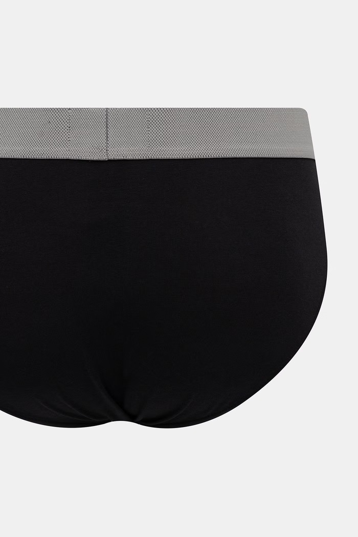 Emporio Armani Underwear slip pentru bărbați, din bumbac cu elastan pachet de 2 negru EM000251.AF18881