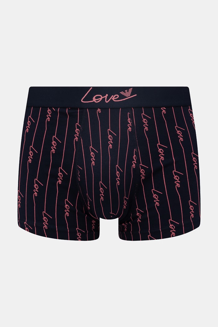 Odzież Emporio Armani Underwear bokserki 2-pack EM001014.AF19049 granatowy