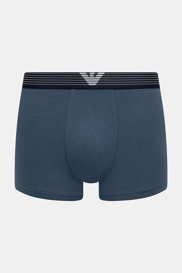Emporio Armani Underwear bokserki dopasowane męskie z wiskozą EM001014.AF18893 granatowy SS26