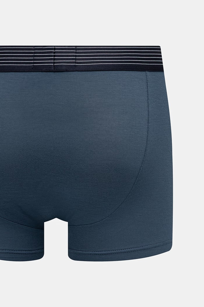 Emporio Armani Underwear bokserki dopasowane męskie z wiskozą granatowy EM001014.AF18893