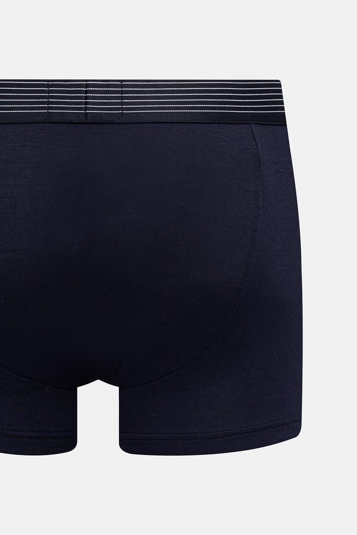 Emporio Armani Underwear bokserki dopasowane męskie z wiskozą EM001014.AF18893 granatowy