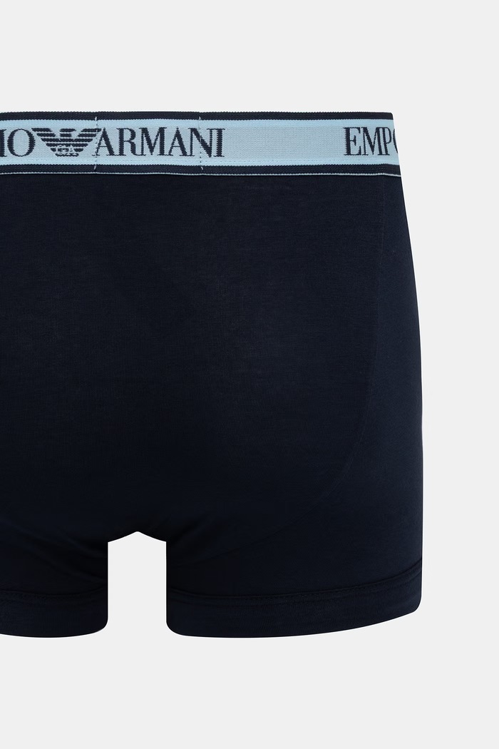 Emporio Armani Underwear boxeri mulați pentru bărbați pachet de 3 EM000370.AF20669 bleumarin