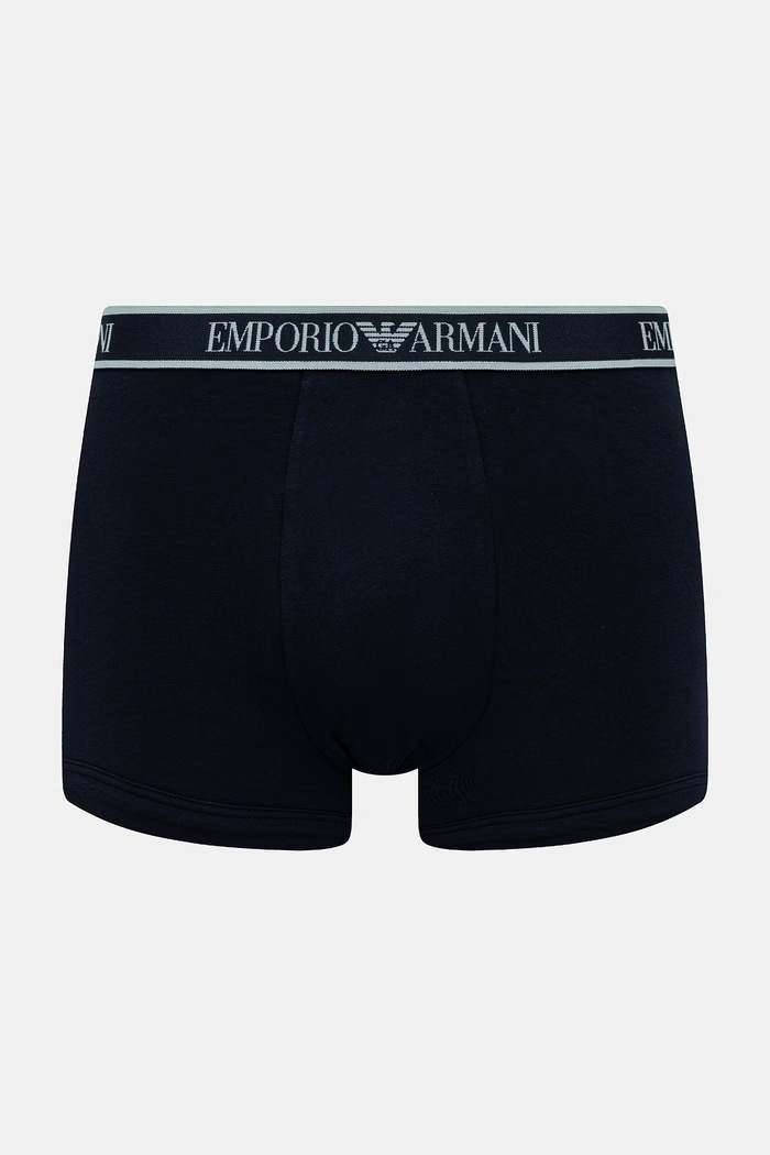 Emporio Armani Underwear priliehavé boxerky pánske 3-pak EM000259.AF20669 tmavomodrá SS26