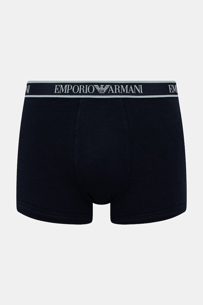 Emporio Armani Underwear priliehavé boxerky pánske 3-pak EM000259.AF20669 tmavomodrá SS26