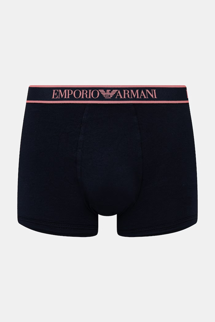 Oblečenie Emporio Armani Underwear priliehavé boxerky pánske 3-pak EM000259.AF20669 tmavomodrá