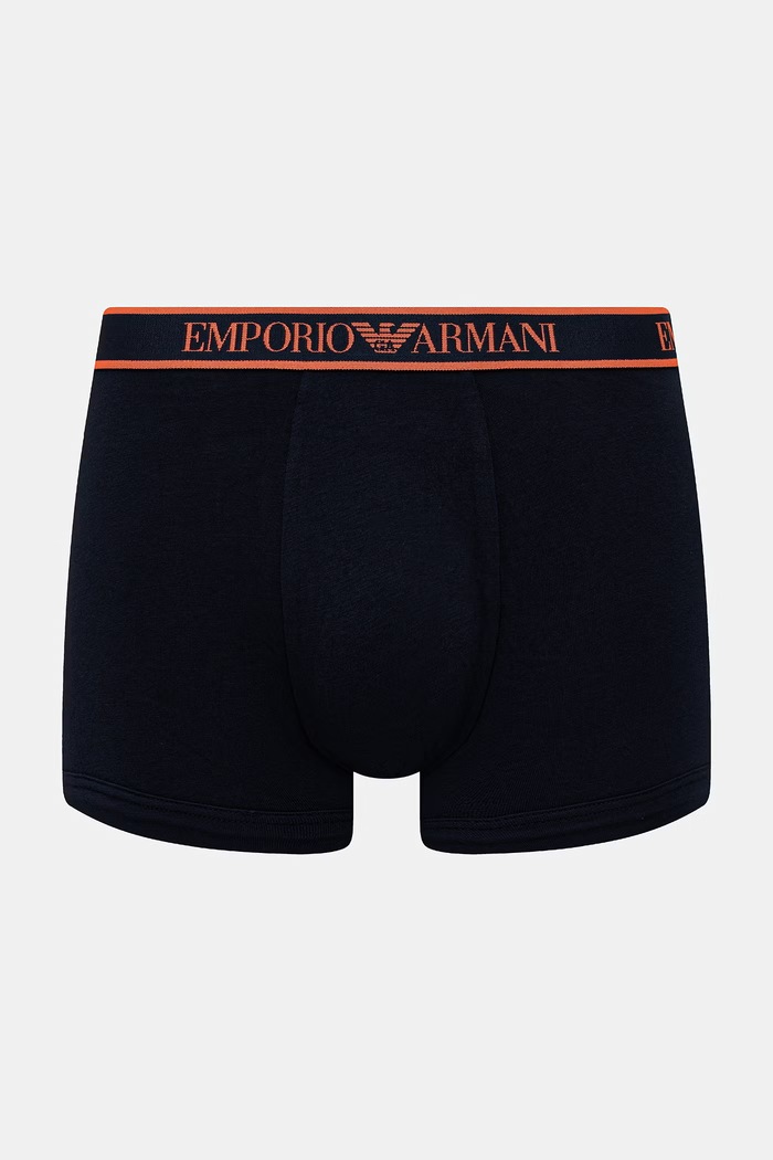 Emporio Armani Underwear priliehavé boxerky pánske 3-pak tmavomodrá EM000259.AF20669