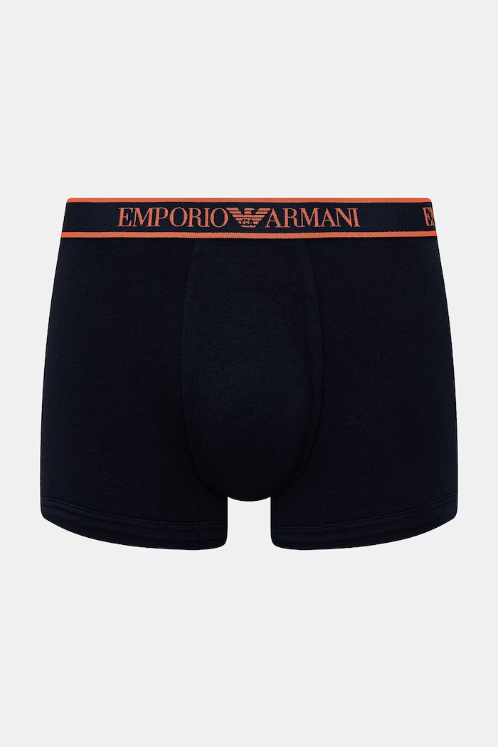 Emporio Armani Underwear priliehavé boxerky pánske 3-pak tmavomodrá EM000259.AF20669