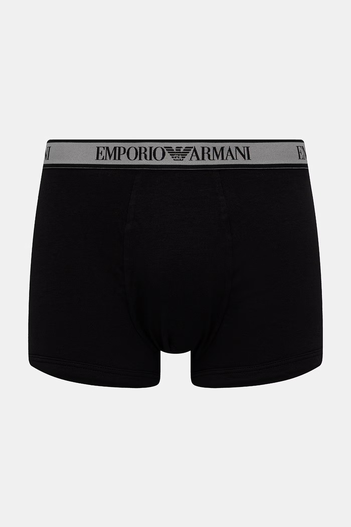 Emporio Armani Underwear priliehavé boxerky pánske 3-pak EM000259.AF20669 čierna SS26