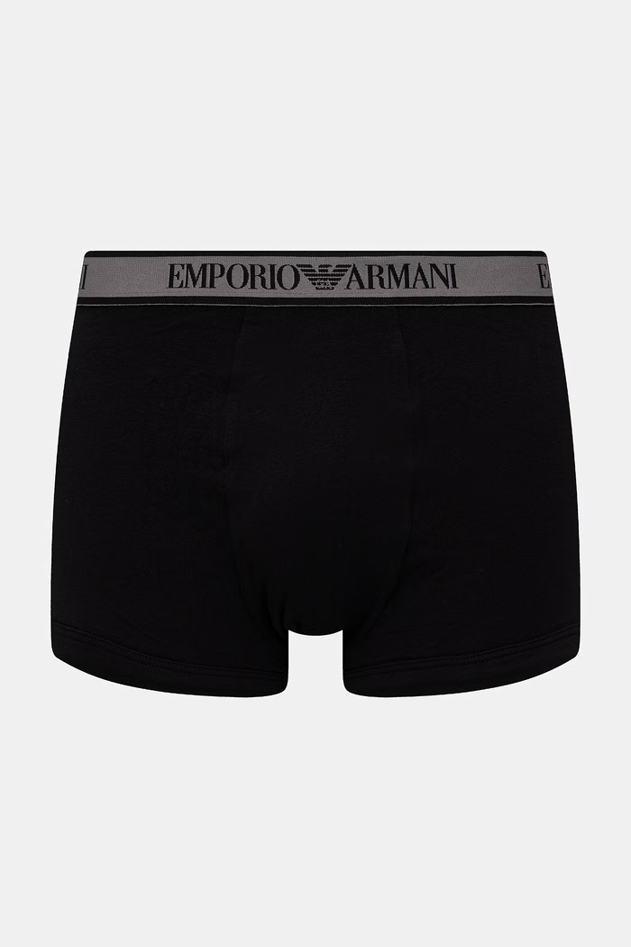 Oblečenie Emporio Armani Underwear priliehavé boxerky pánske 3-pak EM000259.AF20669 čierna