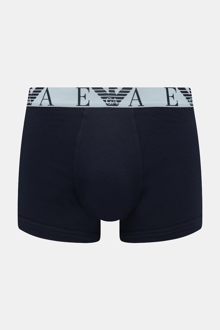 Oblečenie Boxerky Emporio Armani Underwear 3-pak EM000259.AF20668 tmavomodrá