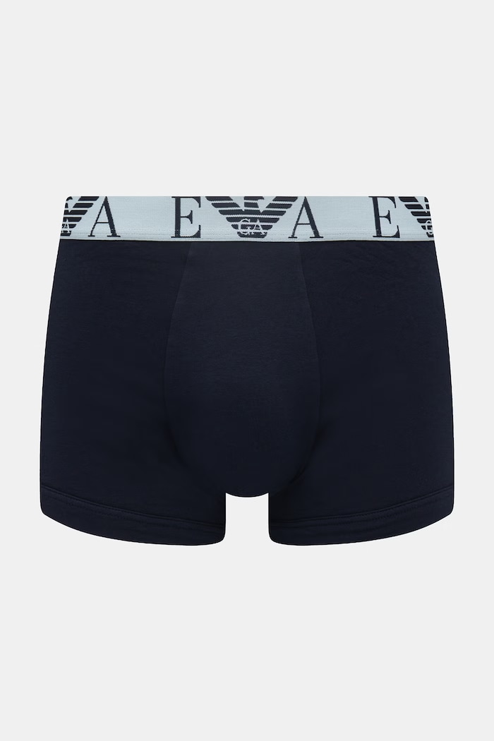 Oblečenie Boxerky Emporio Armani Underwear 3-pak EM000259.AF20668 tmavomodrá
