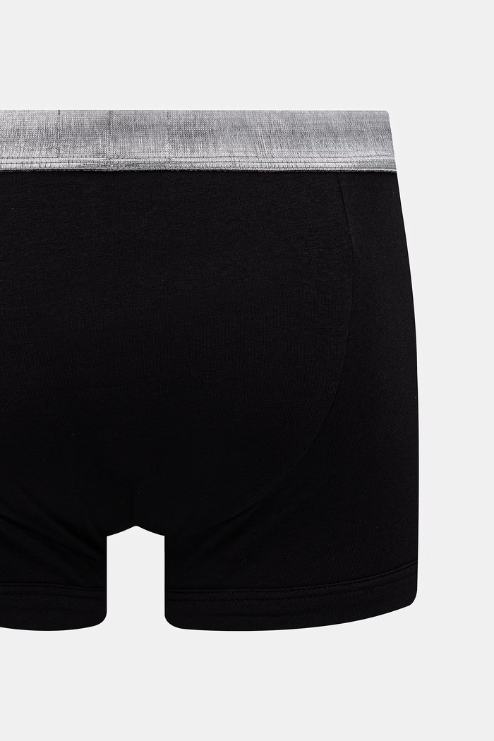 Emporio Armani Underwear boxeri pentru bărbați, cu bumbac pachet de 3 EM000259.AF18886 negru